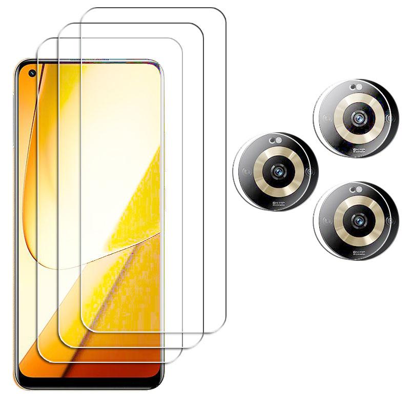 6-в-1 Стекло для Realme Narzo 60 5G Закаленное Стекло Realme Narzo 60 Защитная Пленка для Телефона Realme Narzo 60