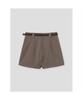 8SECONDS Suede Belted Skirt Beige