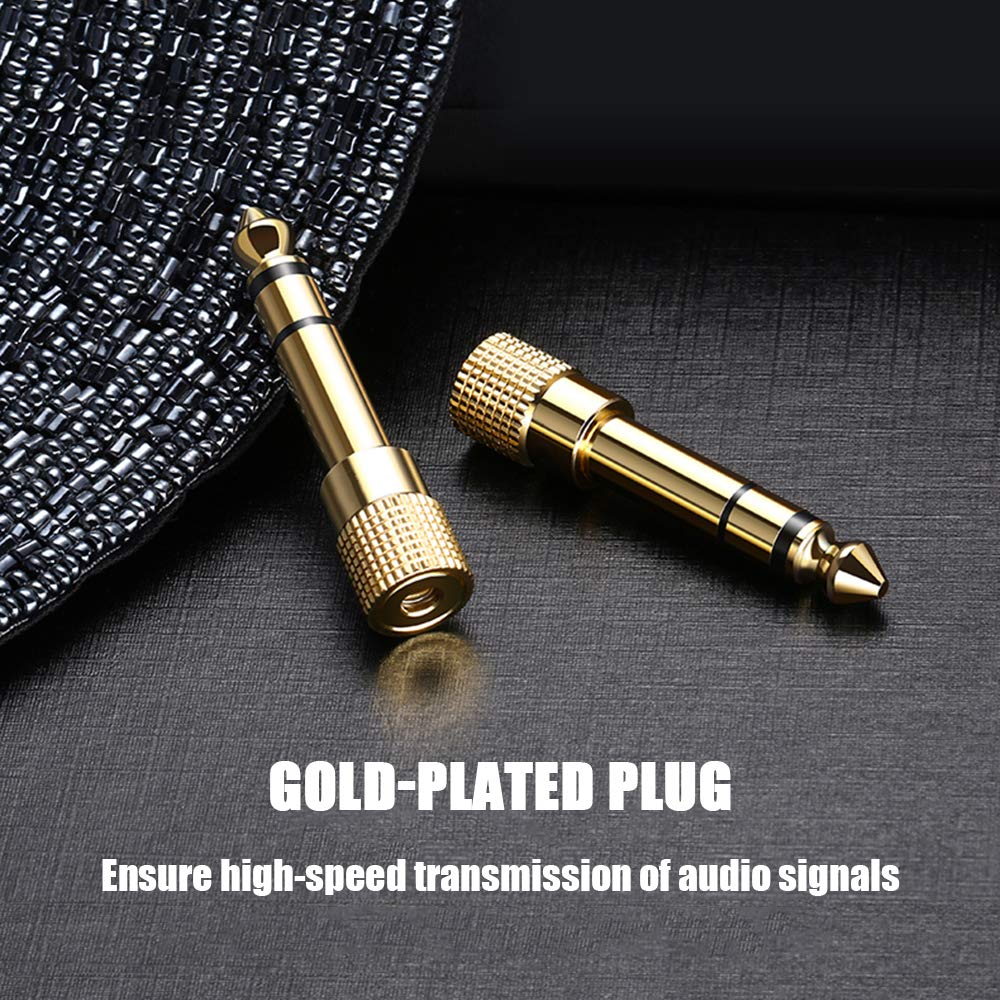 Переходник для наушников, стерео мини-штекер, переходник, женский-мужской для наушников, электронный 6,35 мм, 3,5 мм, усилитель, пианино, наушники,