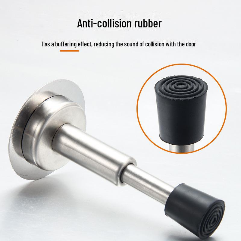 Wow Custom из нержавеющей стали без проколов, утолщенный резиновый дверной стопор