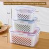 Wanmeng Airtight Rectangular Transparent Food Storage Container with Lid