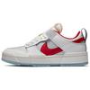Nike Womens Dunk Low Disrupt 'White Gym Red' (women's sizes) Summit White / Gym Red / Photon Dust / Sail Skate Shoes CK6654 101