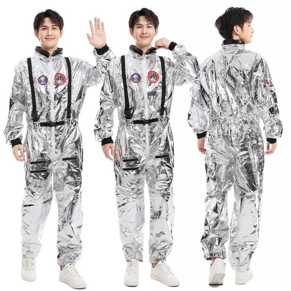 Jumpsuit Style Astronaut Costume Fancy Dress Space Suit Couple Costume Spacesuit Dress Up