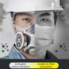 Маска для покраски, респиратор, двойной угольный фильтр, распылитель, химическая промышленность, пестициды, противотуманные очки, защитные маски