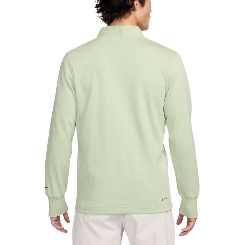Nike Однотонный однобортный вязаный кардиган с длинными рукавами, мужские топы светло-зеленого цвета FB5465-343