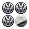 T23-4Pcs 56mm Car Wheel Center Cover Stickers Hub Cap Accessories For Volkswagen GTI Polo Passat B6 B7 B8 Golf MK7 MK8 Tiguan Jetta