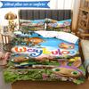3PCS Waybuloo Adventures Bedding Set,Including 1pc Duvet Cover And 2pcs Pillowcases Perfect for Bedroom, Dormitory, Fan Christmas gift