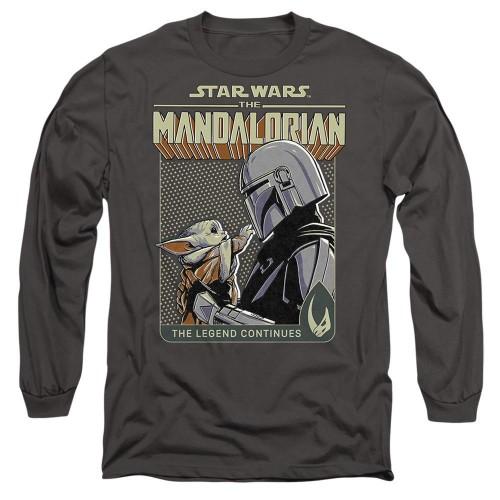 Star Wars: The Mandalorian Unisex Adult Legend Continues Grogu T-Shirt