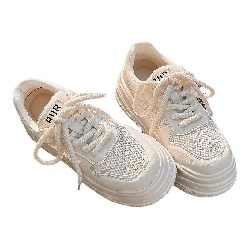 Fashion Women Sneakers Autumn Brand Luxury Flat Casual Light Vulcanize Shoes Footwear Zapatillas Mujer Mesh Breathable Shoes Zapatos