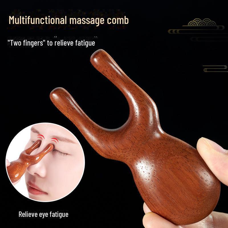 «Сандаловый лягушачий массажер для глаз и носа с функцией меридианной акупунктуры»