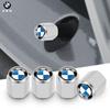 NAZF2 Для BMW M Логотип Эмблема Для E34 E36 E60 E90 E46 F10 F20 F30 M 5 шт. Алюминиевая Крышка Клапана Колеса Автомобиля Пылезащитная Наклейка на Автомобиль