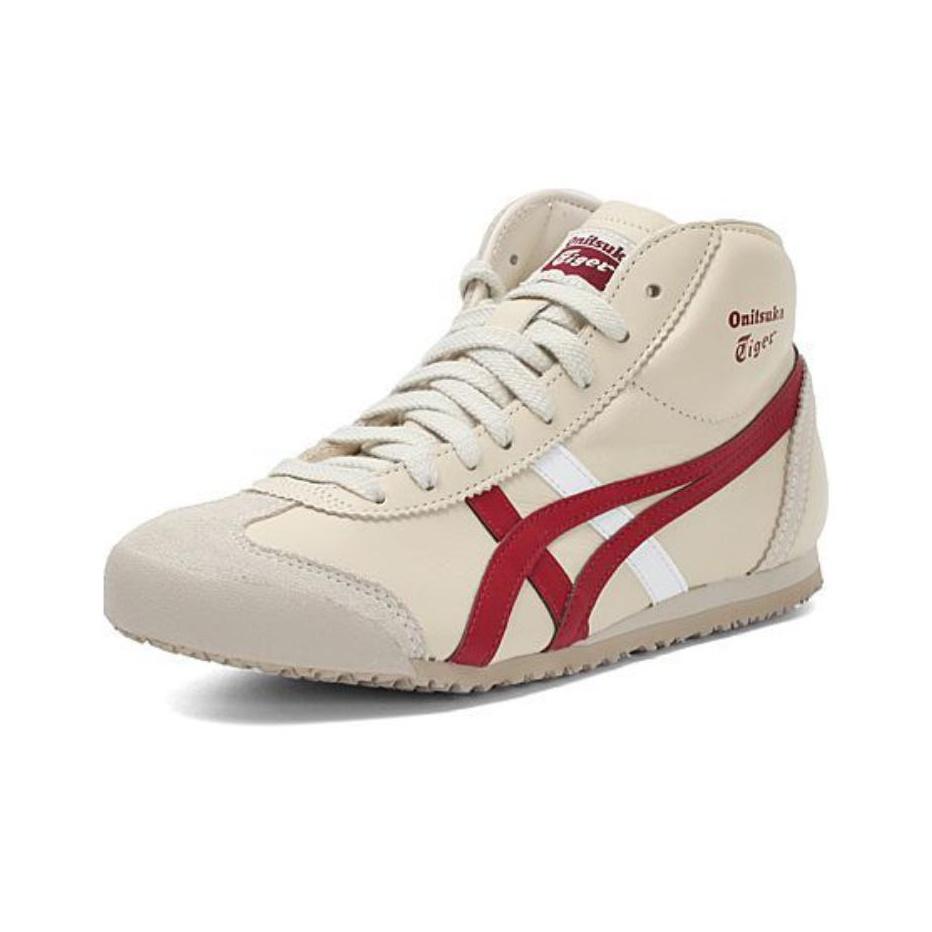 ONITSUKA TIGER Мексика Mid Runner Повседневные Удобные Кроссовки Средней Высоты Унисекс Бежевый HL328-0226