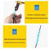 3Pcs/Set S/L Archery Finger Guard Bowstring Finger Saver Tab For Recurve Bow Silicone Finger Release Finger Protector Gear