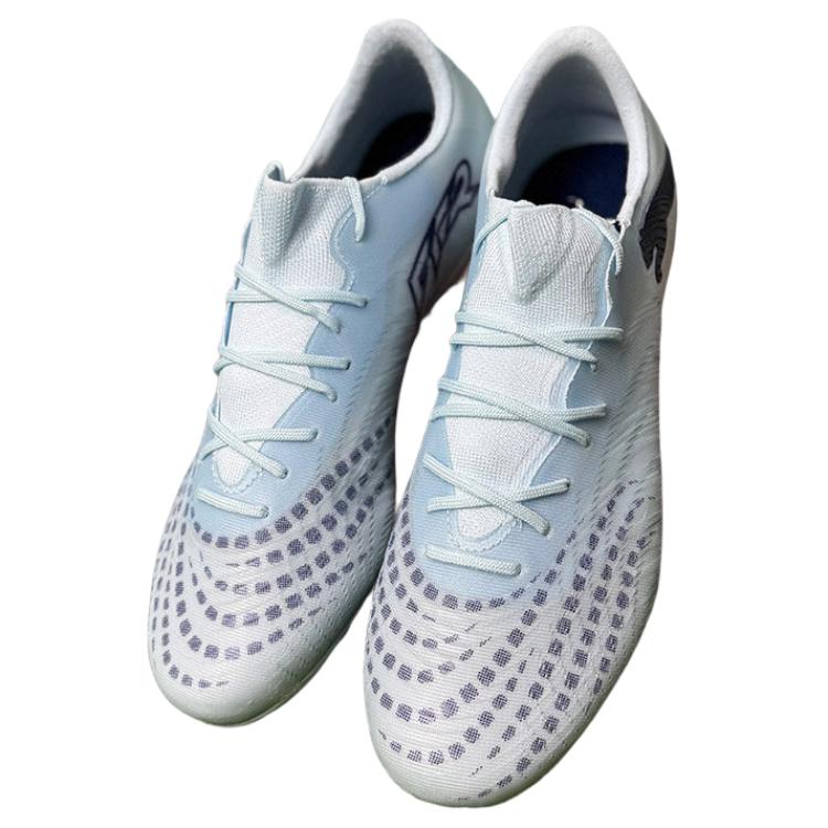 Puma Future 9 Удобный Универсальный Mg (Резиновые короткие шипы) Искусственный газон Прочные футбольные бутсы Унисекс кроссовки Светло-голубой Белый 109049-03