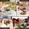 12 Holes Flower Arrangement Container Transparent Decorative Vase Acrylic Vase  For Living Room
