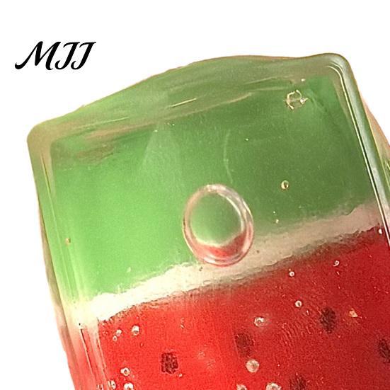 Sensory Stress Toy Watermelon Cube Relief Summer Squeeze Soft Anxiety Stretchy Transparent Relaxation Party Favors Kids