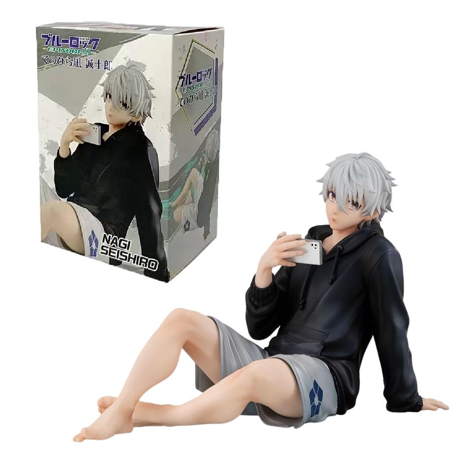 В наличии 10 см Аниме Фигурка Blue Lock Наги Сейширо Коллекционная Модель Фигурки Игрушки Подарок на День Рождения