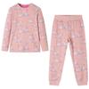Children's Long-sleeved Pyjamas Light Pink 92/104/116/128/140
