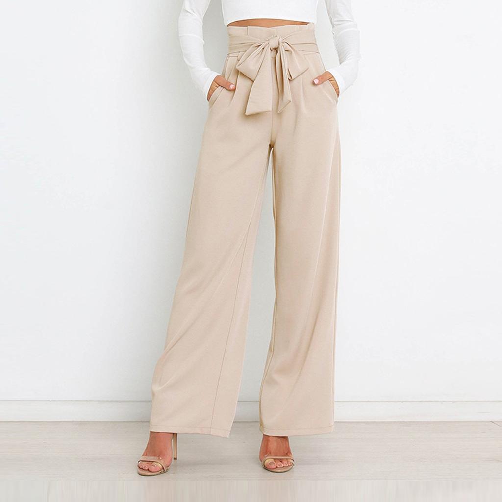 Женские повседневные брюки с темпераментом на рабочем месте, свободные и универсальные прямые брюки, брюки