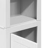 Bathroom Cabinet BODO White and Brown 44 x 30 x 160 cm