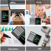 Scientific Calculator with Writing Tablet, Protable Foldable Calculator Notepad 2 in 1 LCD Science Calculator Notepad Professional Financial