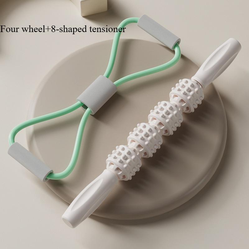 Massage Stick Wolf Teeth Stick Fitness Muscle Relaxation Massage Roller Yoga Fascia Langya Stick