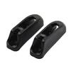 2Pcs Rope Clamps Boats Black Nylon Self-Lock Rope Clam Cleat Cord Lock 44x13x15mm Marine Accessories