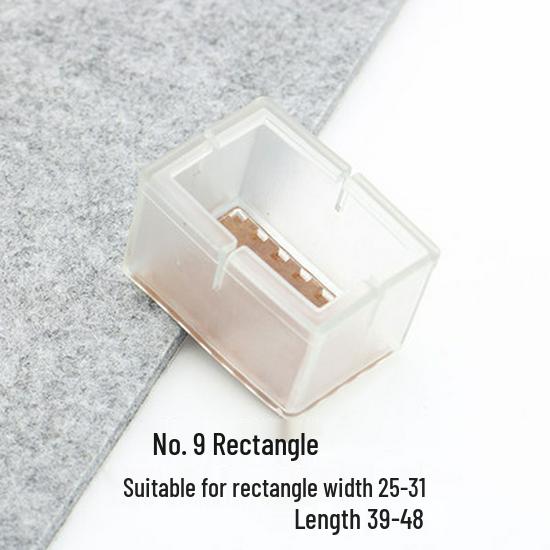 Прозрачные противоскользящие защитные чехлы для ножек стульев и столов