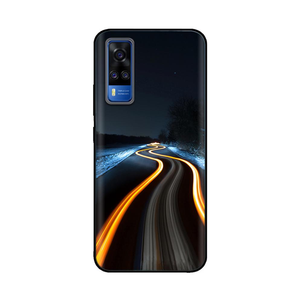 Для vivo Y31 2021 Чехол Мягкий Черный силикон Задняя крышка Fundas Для Vivo Y51a Y51 2020 Декабрь V2030 Y 51 VivoY31 V2036 Чехол для телефона