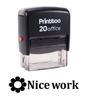 Printtoo NICE WORK Self Inking Rubber Stamp Office Stationary Custom