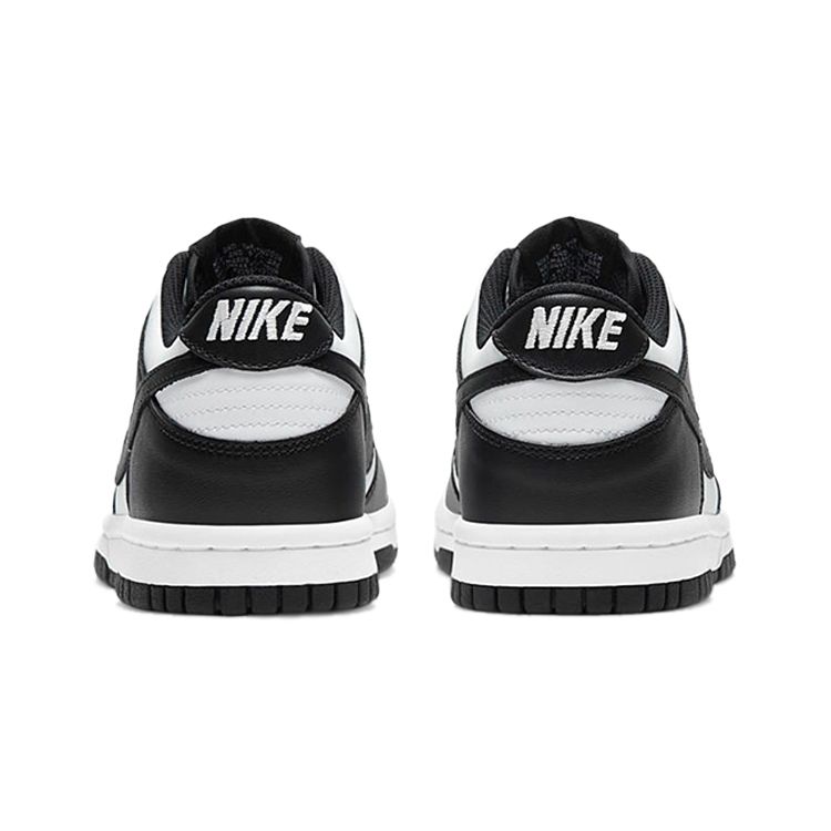 Nike Черные белые детские кроссовки Dunk Low GS CW1590-100