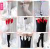 Children's Lolita tube socks Girls bow knee socks White stockings Western dress Accessories