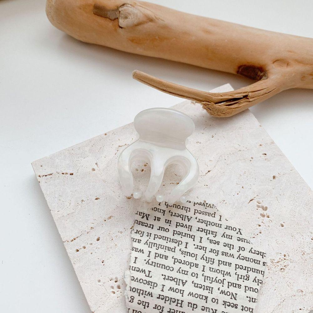 Horsetail Small Gripper Elegant Women Hair Claw Korean Style Hair Clip Acetic Acid Small Shark Clip