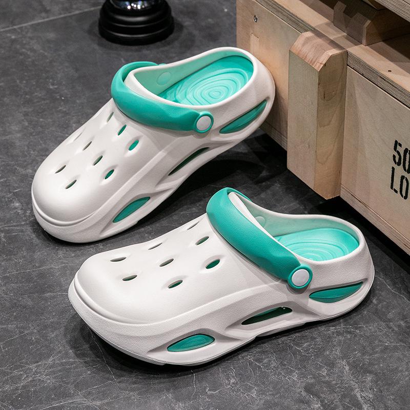 Женские садовые клоги на толстой подошве с нескользящей подошвой - Съемный комфорт для лета, пляжа и улицы