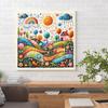 Full Diy 5d Round Diamond Painting Colorful Home Abstract Series Home Decoration Art Craft Mosaic Painting
