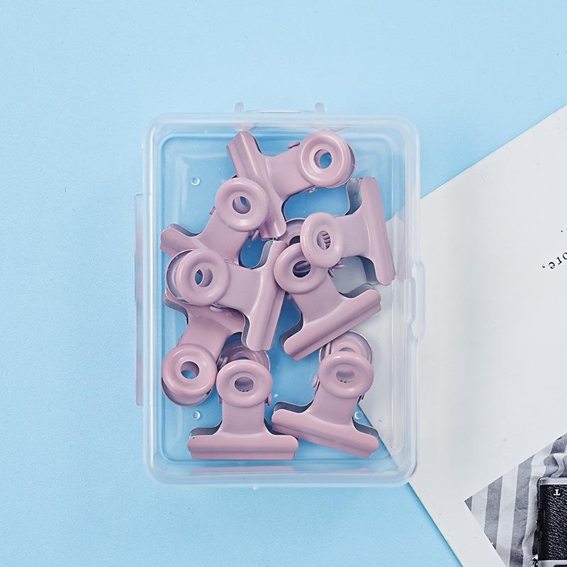 Премиальная цветная коробка с круглыми металлическими скрепками