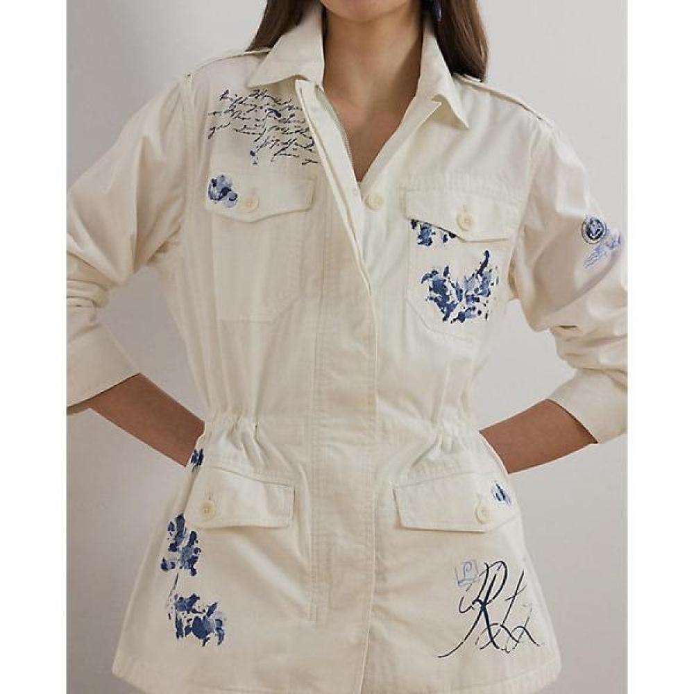 Lauren Ralph Lauren Print Featherweight Twill Field Jacket Wmlrotws2820606100