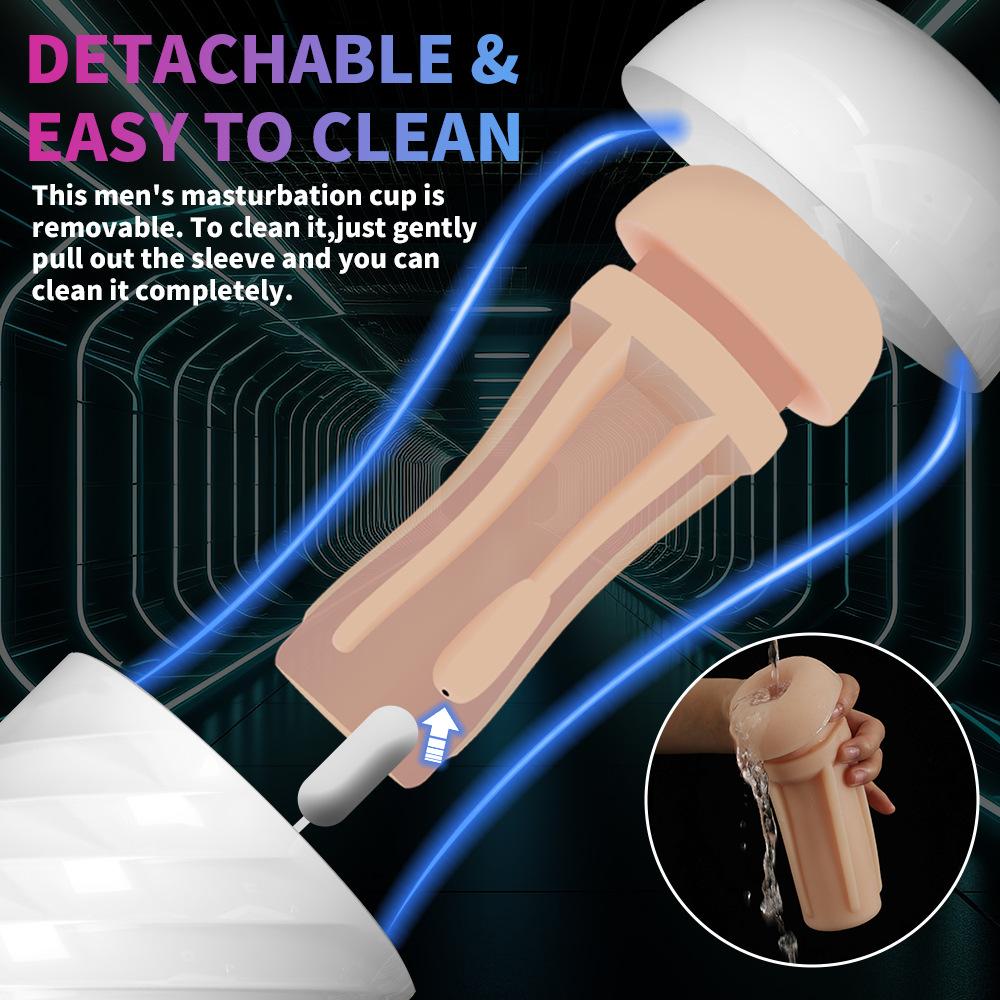 Новые мужские интеллектуальные сосущие полностью автоматические телескопические вибрационные чашки для самолетов, устройства для произношения и мастурбации, сексуальные товары для взрослых