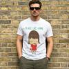 Yoshitomos Nara Pure Cotton T Shirt For Mens Summer Aesthetic Tshirts O Neck Fashion Tee Shirt Oversized Clothing
