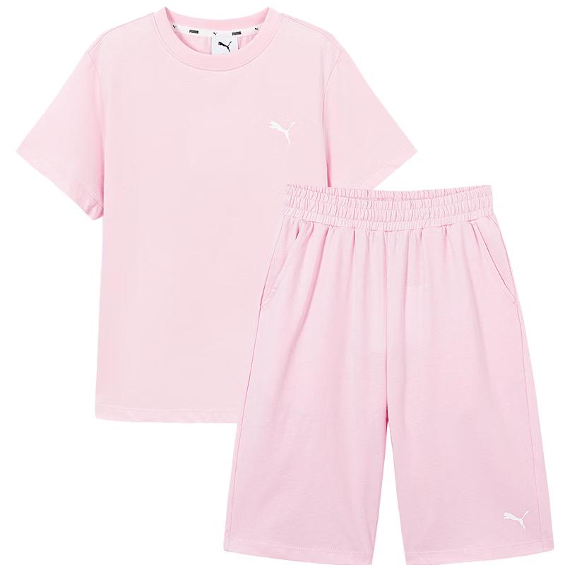 Puma Детский весенний повседневный комплект с коротким рукавом
