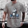 The Struggle Is Real Panda Weightlifting Graphic T Shirt Unisex Clothes Tops Short Sleeve Unisexs Brand Tshirt Gym Unisexs Oneck Tees