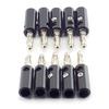 10Pcs Red Black 4mm Banana Plug Socket Connector Gold Plated / Nickel Plated 4mm Banana Male Female Binding Post Speaker Cable