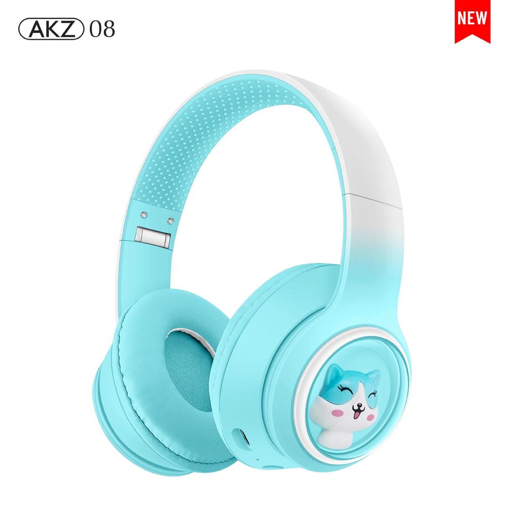 Мультяшная Космическая Капсула для Питомца Bluetooth Игровая Гарнитура - Беспроводные Наушники с Градиентной Расцветкой