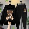 Cartoon Bear Hoodie Cartoon Cartoon Cartoon Cartoon Children's Clothing Children Girls Boys Sweatshirt Hoodie Set Two Sets