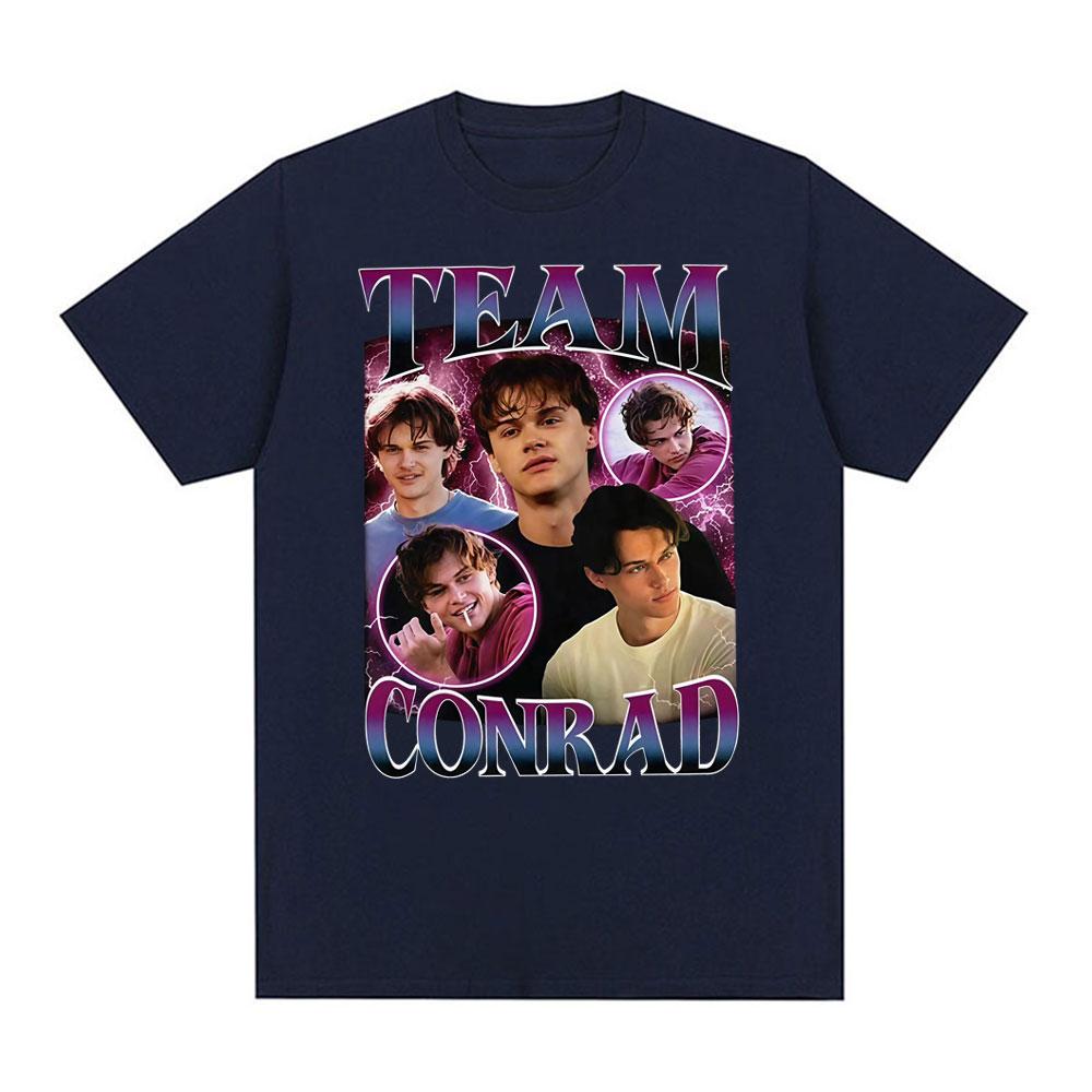 Team Conrad Cousins Beach Vintage Graphic T Shirt Unisexs Clothing Fashion Gothic Tshirt Unisex Cotton Casual Short Sleeve Tshirts