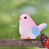 Очаровательная полимерная фигурка птички для мохового микроландшафта и для демонстрации суккулентных растений
