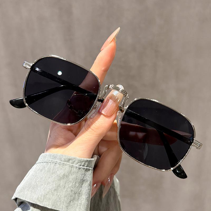 Высококачественные ретро-солнцезащитные очки «Кошачий глаз» с защитой от УФ-излучения, металлические, для женщин