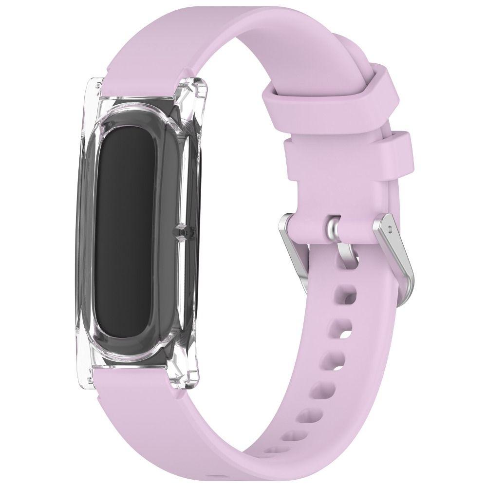 Clear Case Silicone Loop Watchband Strap Bracelet for Google Fitbit Air Smart Band Accessories
