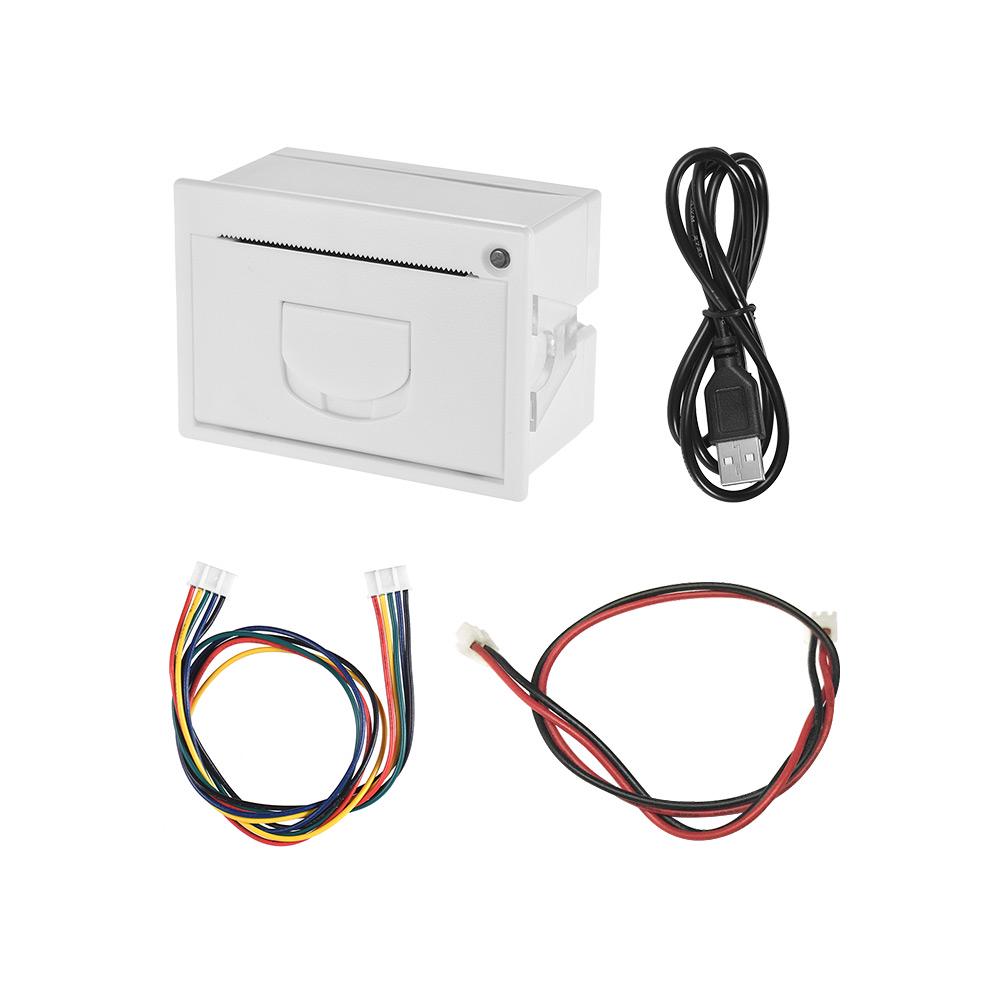 GOOJPRT QR204 58 мм Встраиваемый термопринтер чеков 232 + USB-интерфейс Высокоскоростная печать 50-85°C