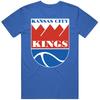 Kings Basketball Kansas City 70s 80s Retro Basketball Fan T Shirt